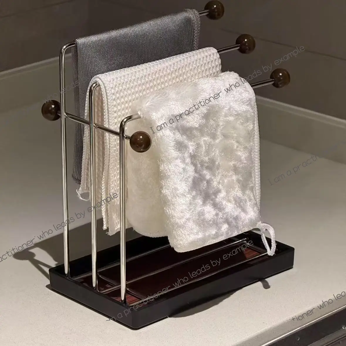 Medieval style rag drain rack creative high value towel rack kitchen dishwasher countertop household storage rack