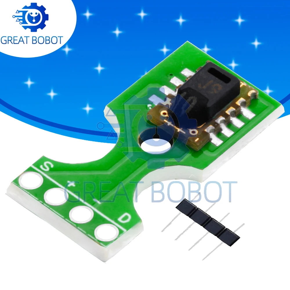 I2C SHT10 Humidity & Temperature Sensor: Development Board with Detection Probe