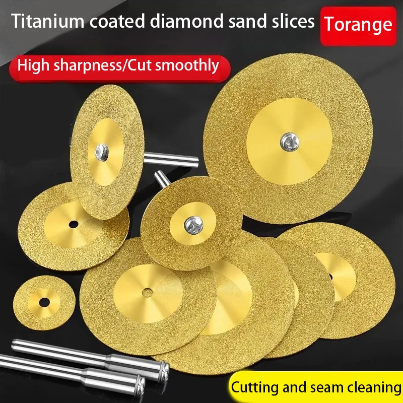 

Titanium coated diamond small slice ceramic tile cutting blade, beautiful seam tool, specialized cleaning and polishing blade