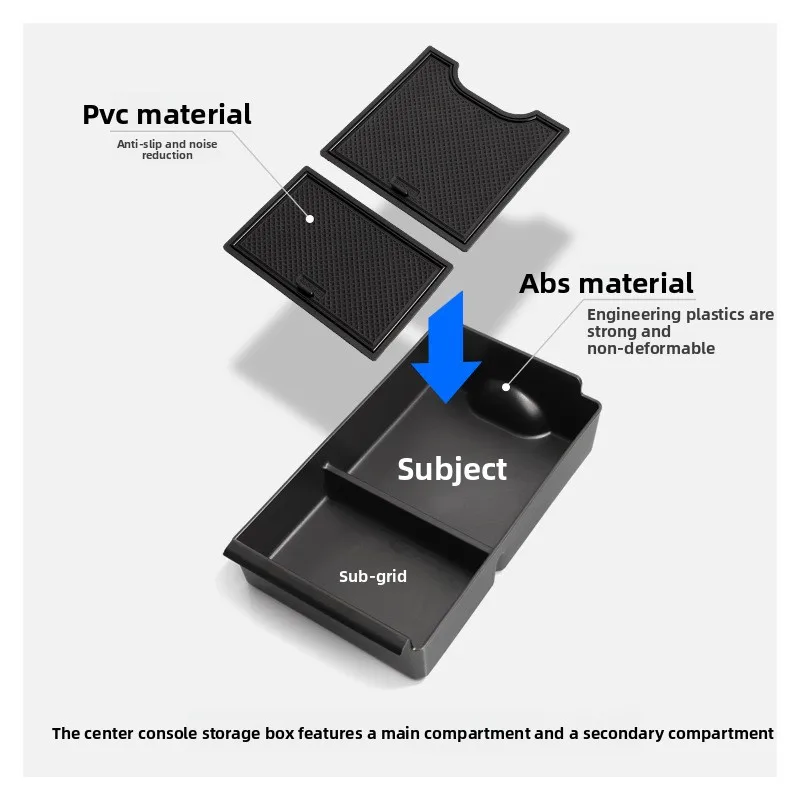 Auto Armlehne Lagerung Box Zubehör Mittelkonsole Ablage Fit Multifunktionale Lagerung Für erkundigen 06/Chery Jaeco J7 – Detail 4