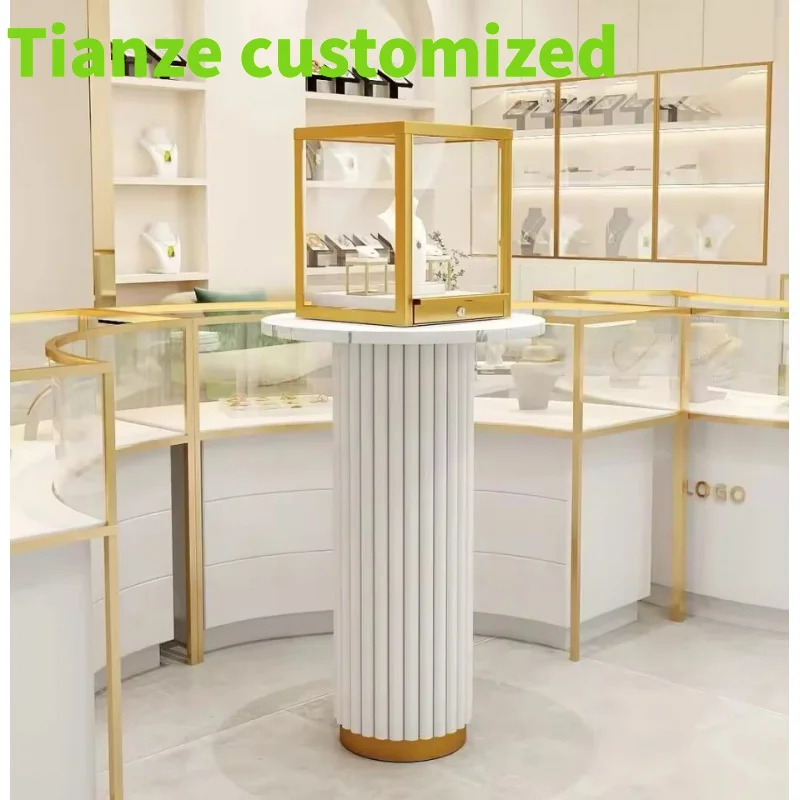 Customized-High quality colors jewelry shop portable jewelry display showcase