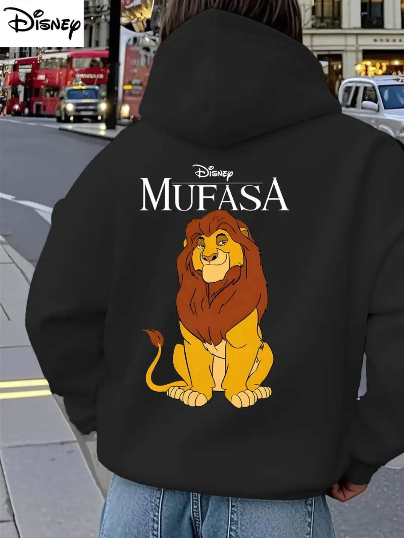 سترة ديزني موفاسا ليون كينج، سترة بقلنسوة بنمط فيلم ليون كينج مناسبة للأزواج #1