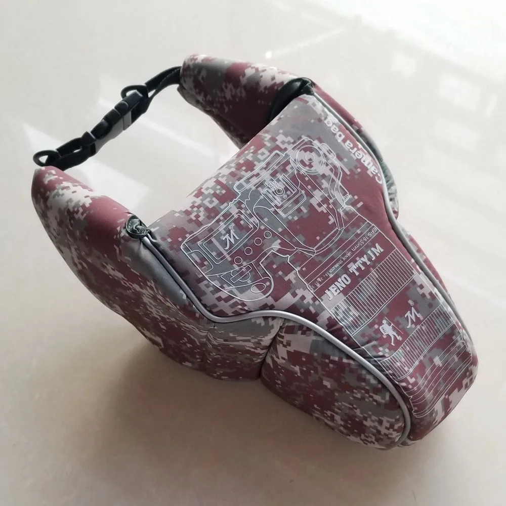 Водонепроницаемая водонепроницаемая сумка для хранения объектива камеры из ПУ/ткани для Canon Nikon Sony Pentax Fujifilm DSLR Camera @