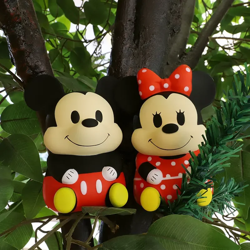 Disney Mickey Minnie Mouse Stress Relieving Toys Cartoon Cute Doll Creative Decoration Kids Brithday Christmas Gifts