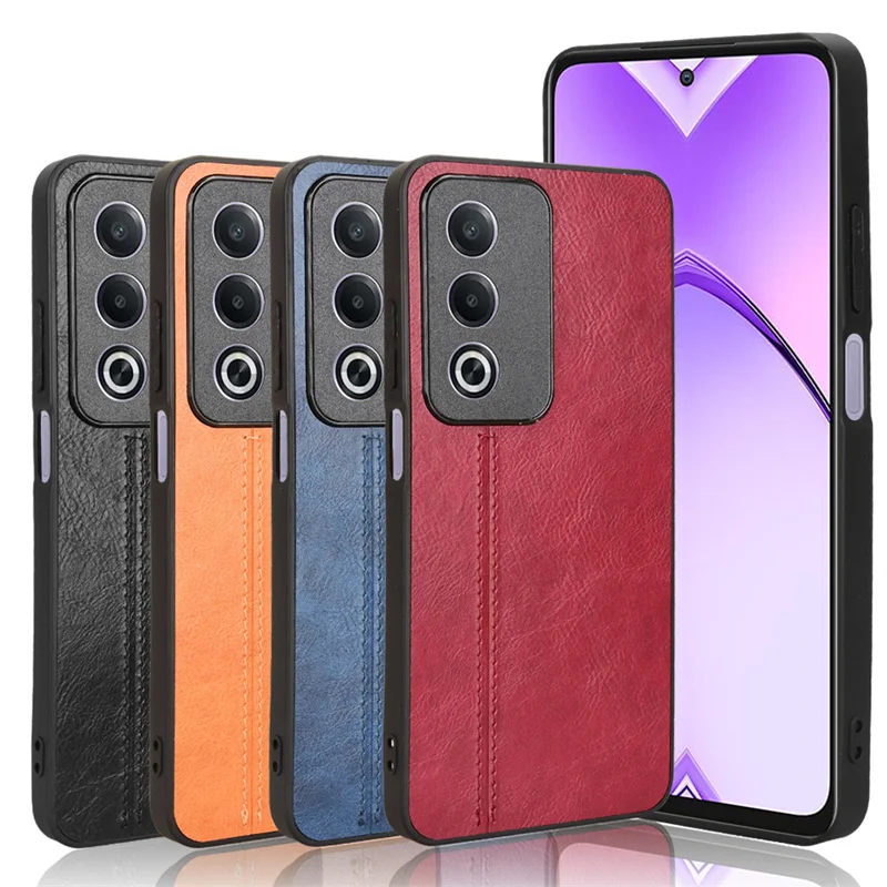 For OPPO A3 Pro Case Suture Soft Edge PU Leather Hard Phone Cover For OPPO A3 Pro Global Case