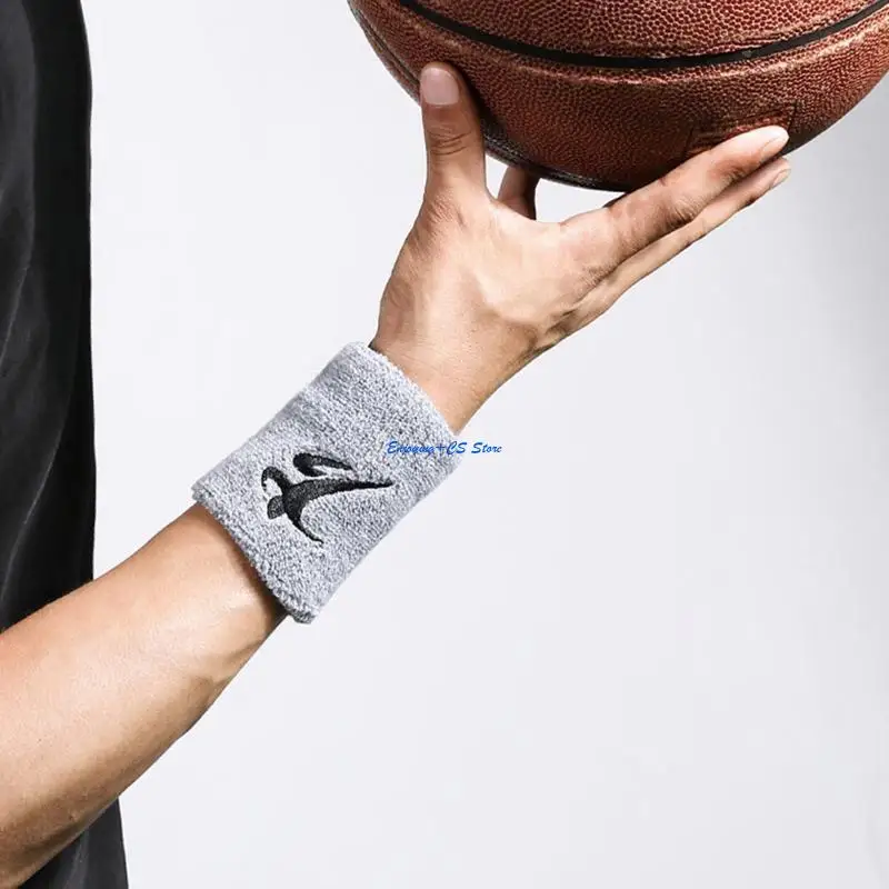 

Y51D Sports Wristband Sweatband Tennis Volleyball Wrist Brace Sport Safety Wrist Support Fitness Badminton Terrys Wrist Band