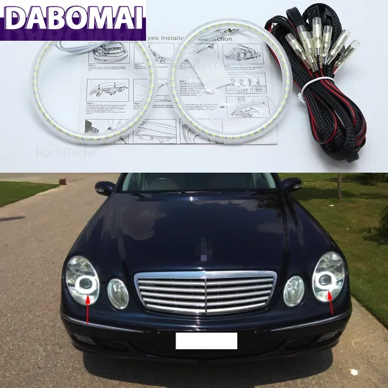 

ДХО для Mercedes Benz E Class W211 E200 E220 E270 E280 E320 E420 CDI Smd Led Angel Eyes Kit Отличное ультра яркое освещение
