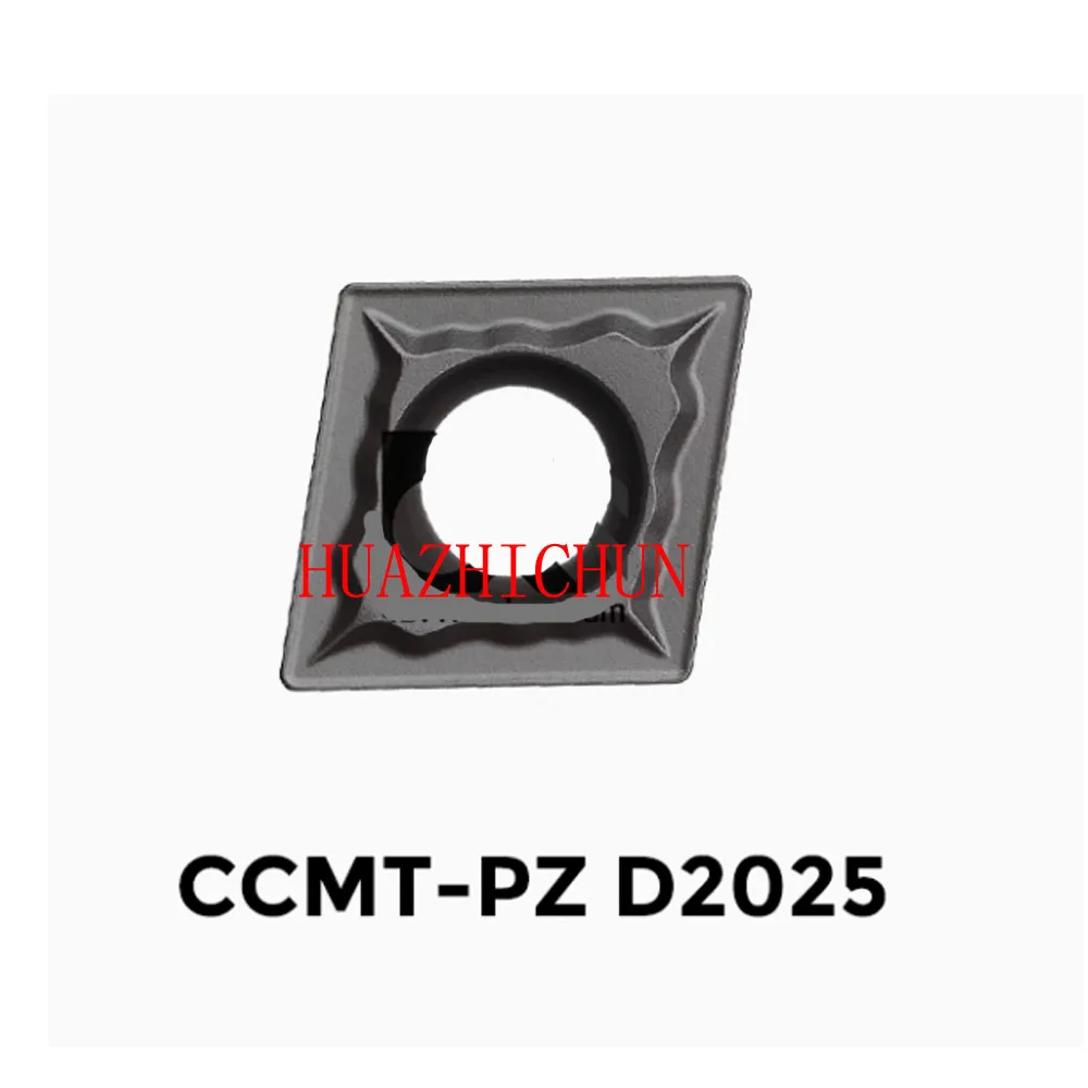 

HUAZHICHUN CCMT09T304-PZ D2025 CCMT09T308 Твердосплавные вставки Фреза Инструмент
