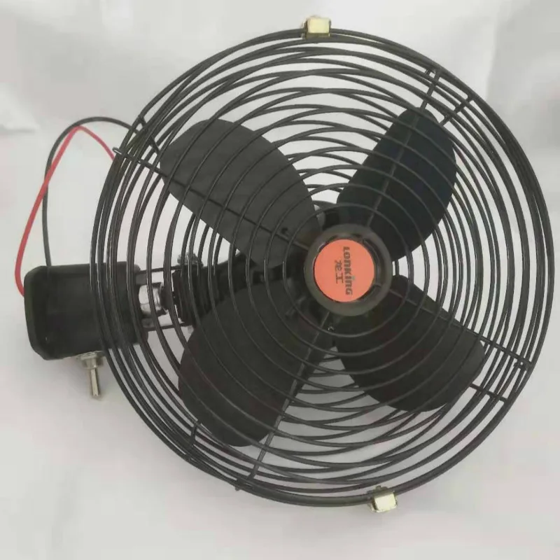 12V metal büyük rüzgar elektrikli fan karavan için