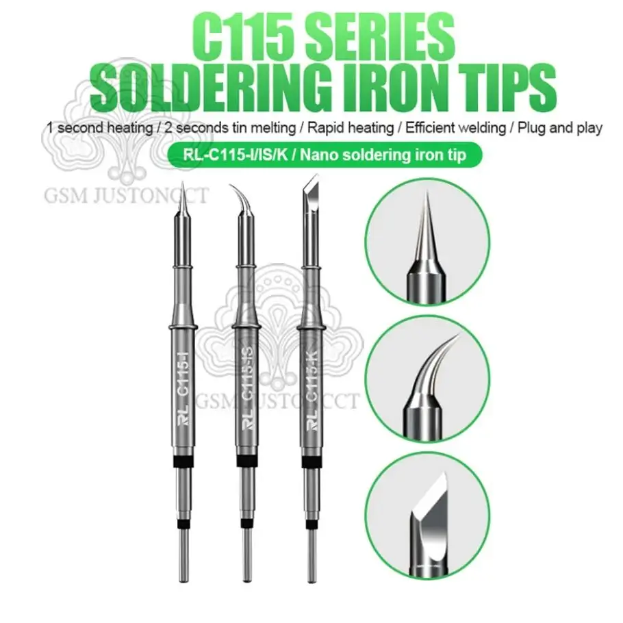 

Жала для паяльника RELIFE C115 для серии JBC115, нано-паяльное жало общего назначения SUGON 3602D, ручка с быстрым нагревом