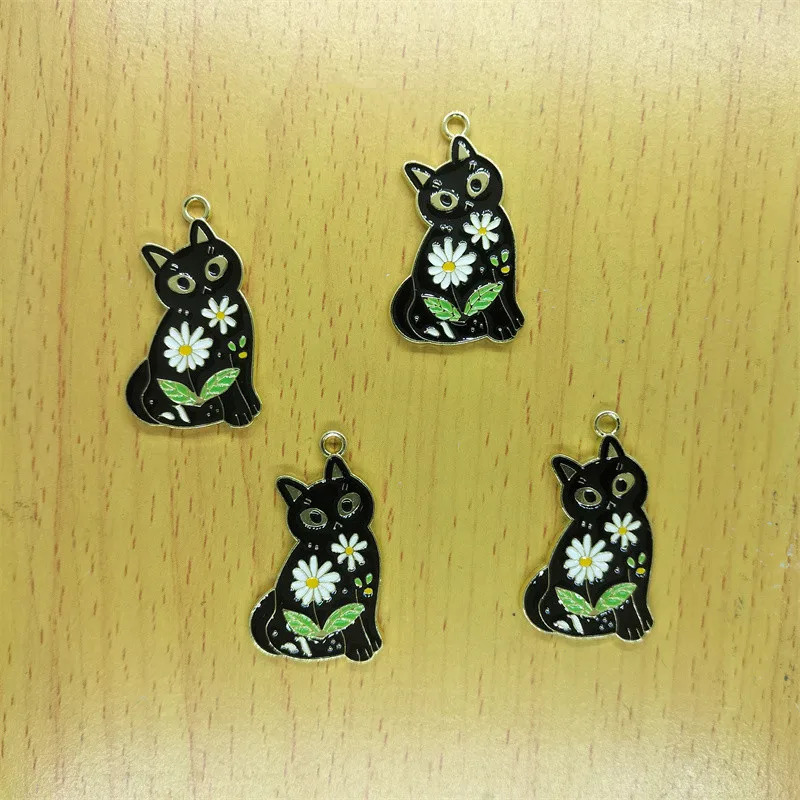 10Pcs Cartoon Cat E… - image
