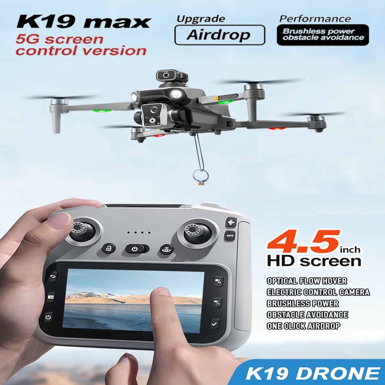 K19 Max Drone Gps R… - image
