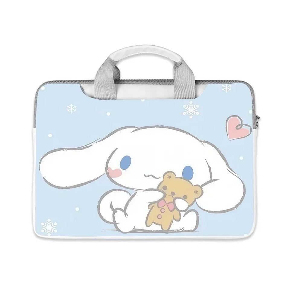 

Новая мультяшная сумка для ноутбука Hello Kitty Cinnamon Roll, сумка через плечо, портфель, деловая сумка для офиса, путешествий и работы с компьютером