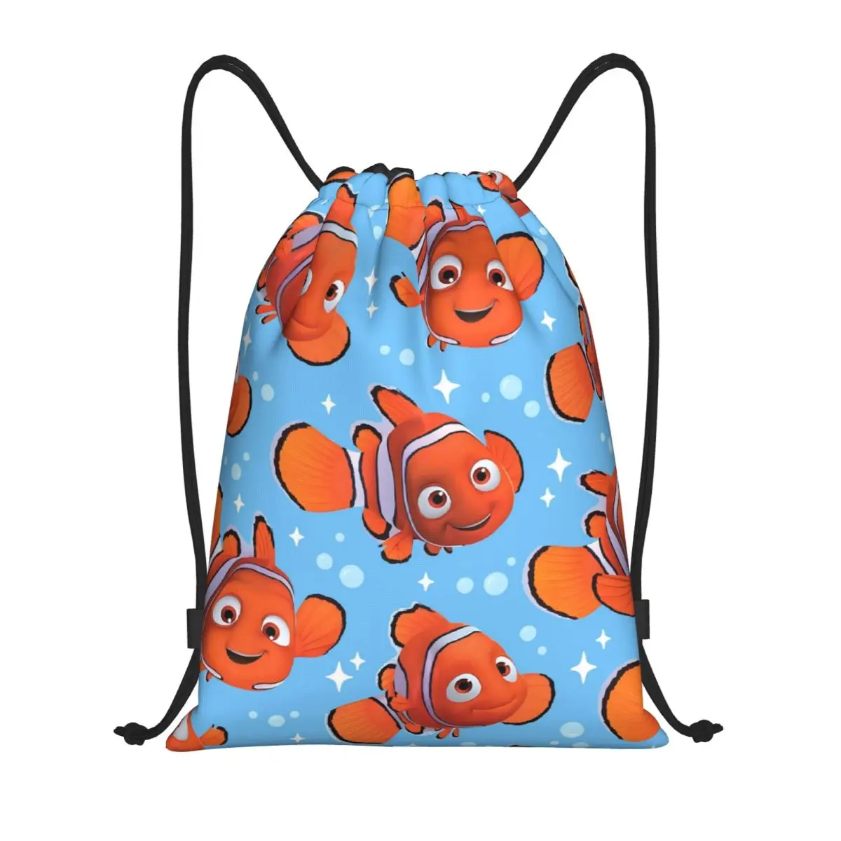 

Custom Finding Nemo Drawstring Bag Women Men Foldable Gym Sports Sackpack Adventure Cartoons Training Storage Backpacks