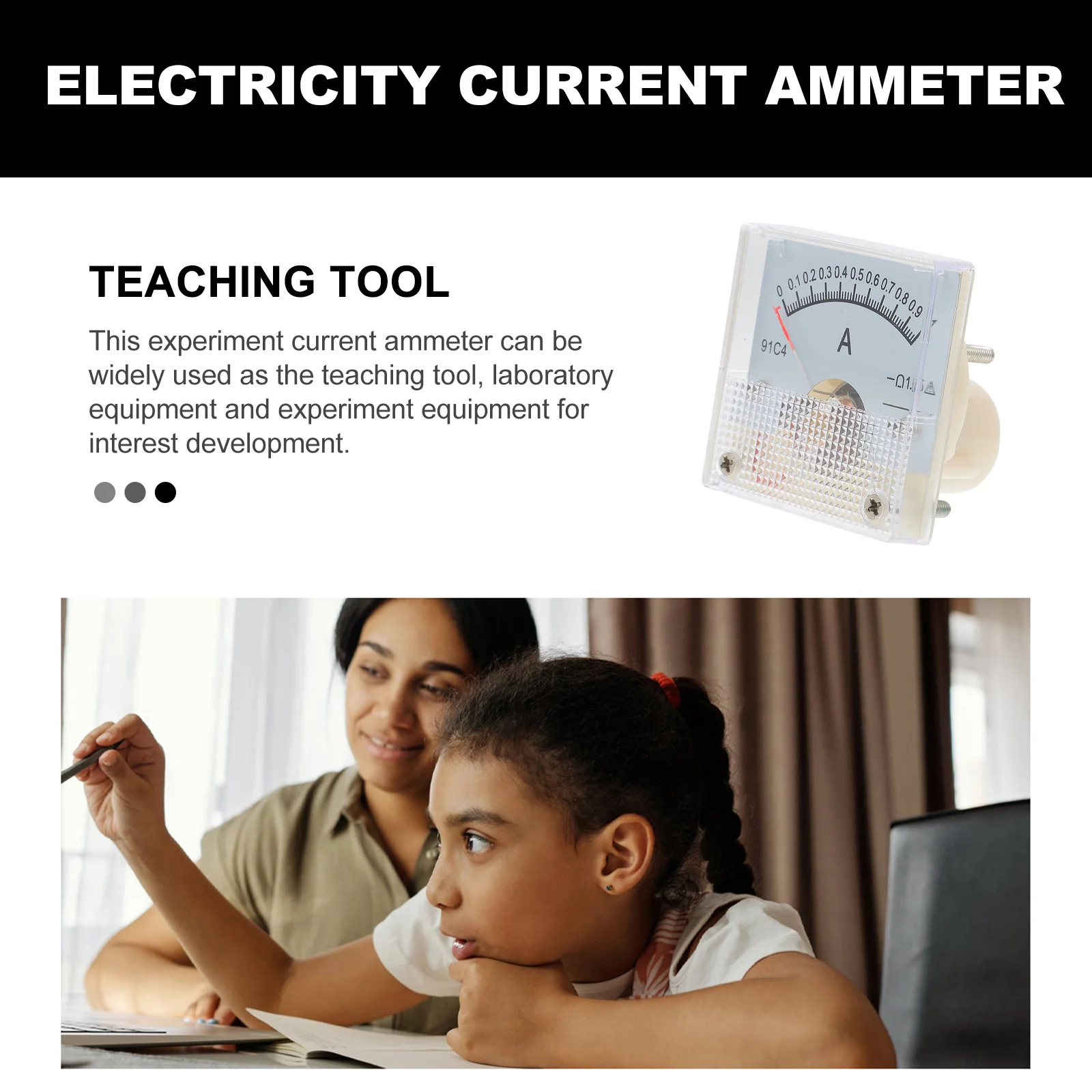 

Experiment Ammeter 0-1A Dc Electricity Current Measurement Apparatus Laboratory Teaching Equipment Physics Experiment Current
