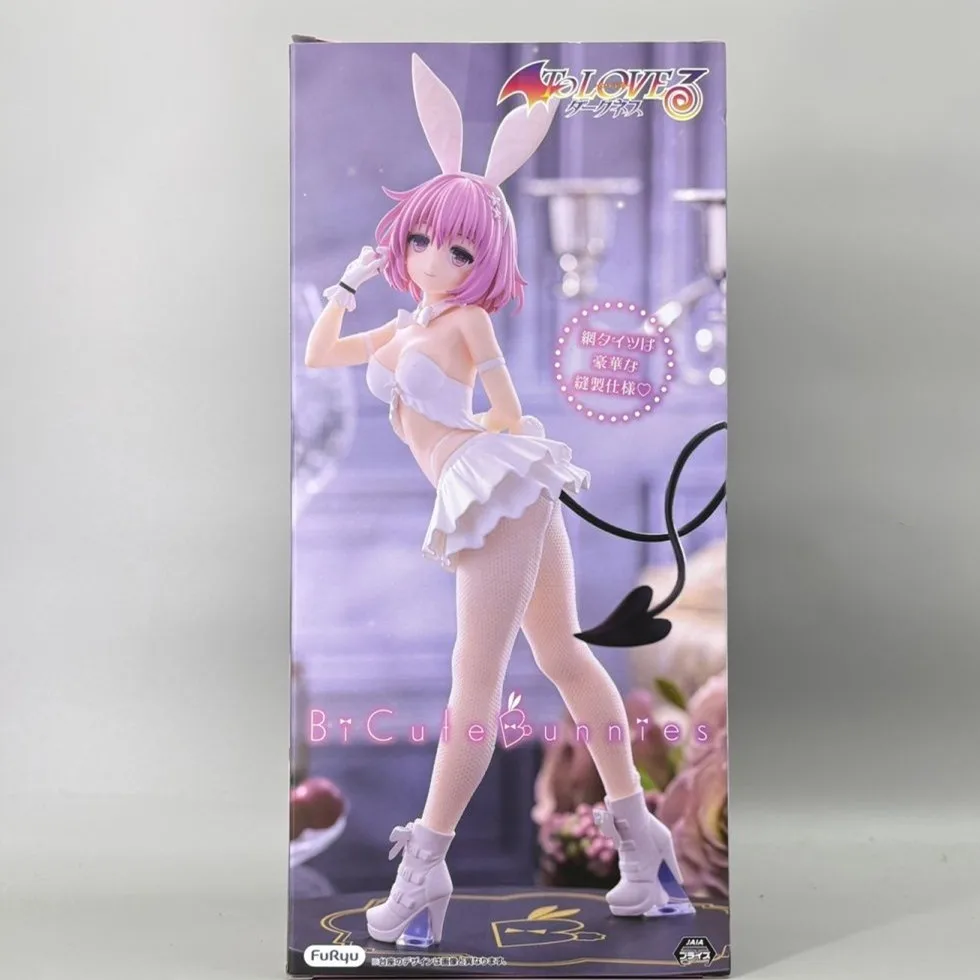 

FuRyu To LOVE-Ru Anime Momo Belia Deviluke White Bunny BiCute Bunnies Action Figure Collection Figurine Model