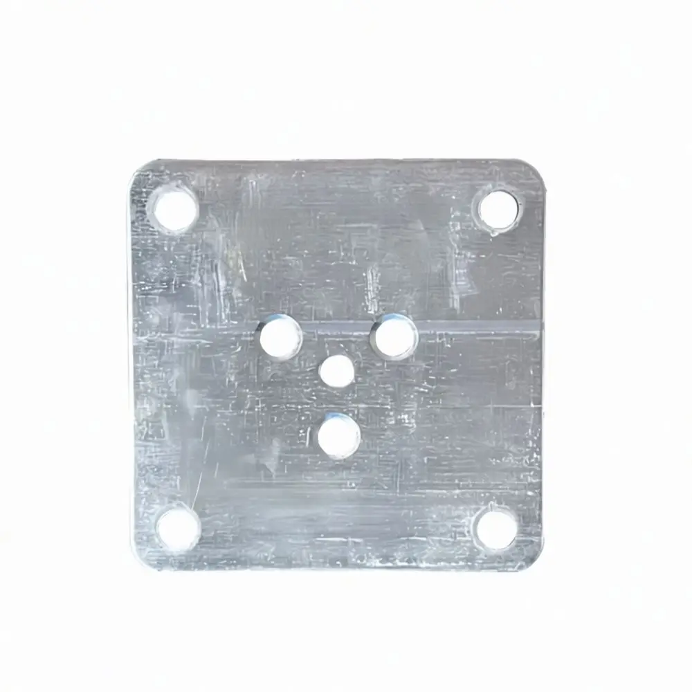 Steel Furniture Leg Connector Plate Hardware For Wooden Sofa Chair Desk Feet Assembly Attachment Heavy Duty Metal Piece