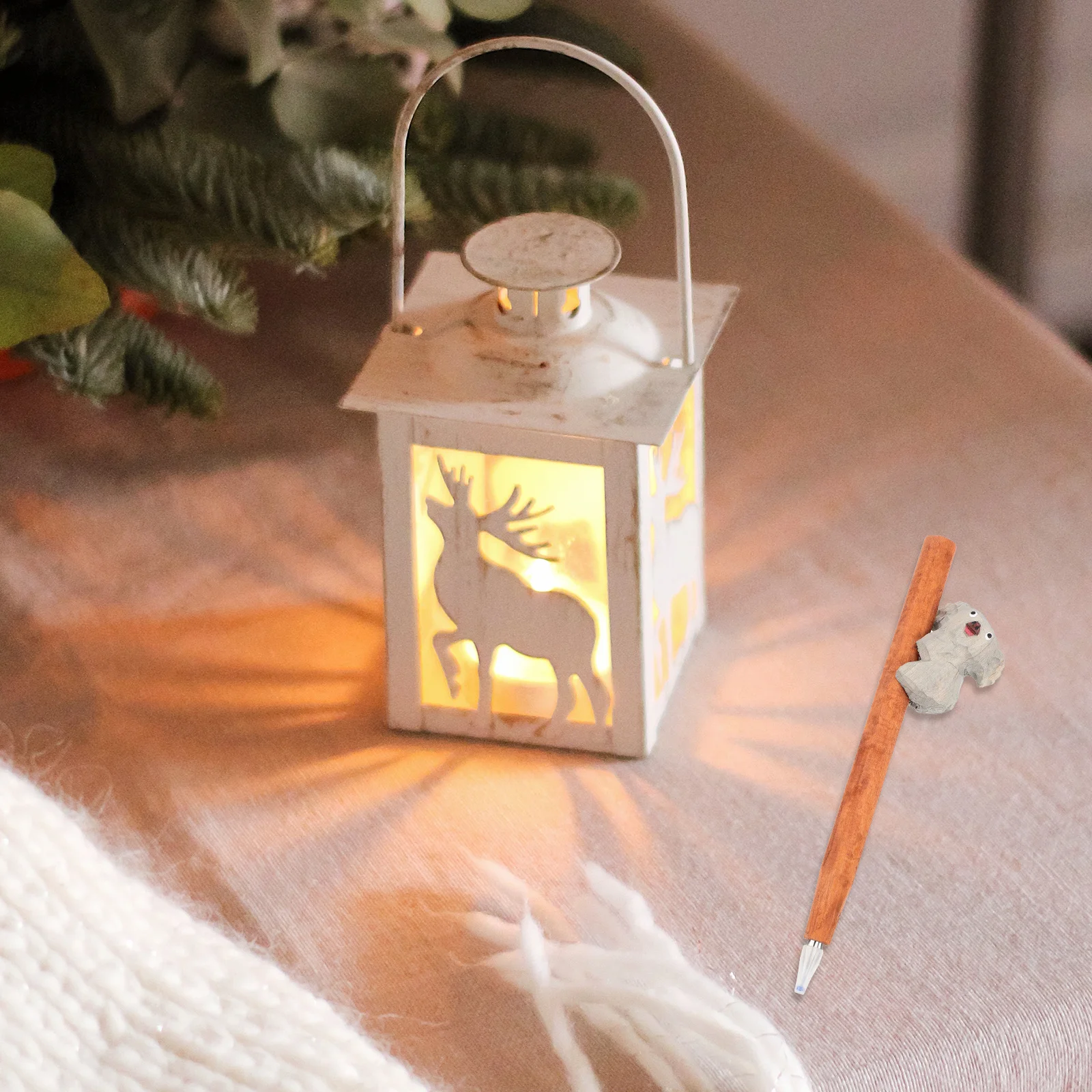 

Sloth Wood Carving Ballpoint Pen Portable Lightweight Small Size Decorative Writing Instrument for Kids Wooden Ballpoint Pen