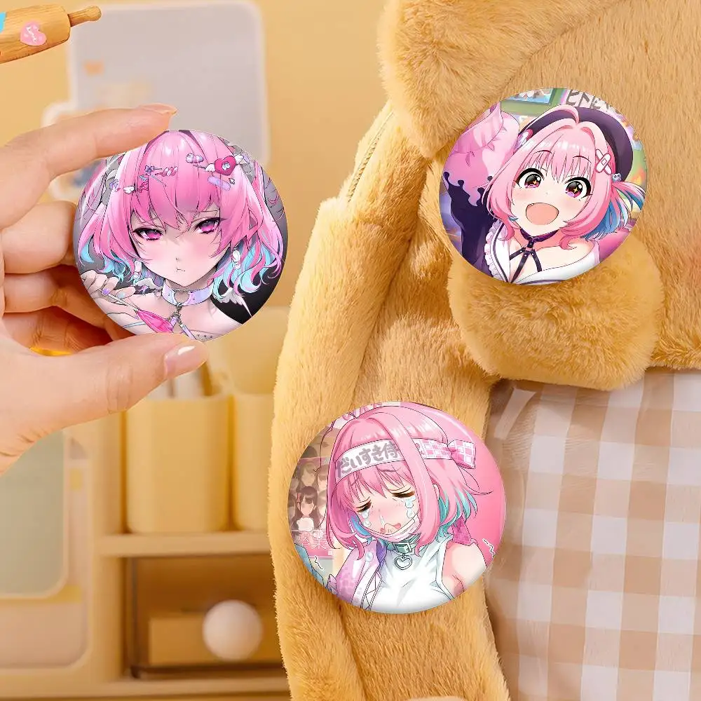 Riamu Yumemi Anime - Broches Creativos Divertidos Redondos con Diseño de Anime, Insignias para Mochilas, Sombreros, Accesorios de Joyería, Regalos para Amigos