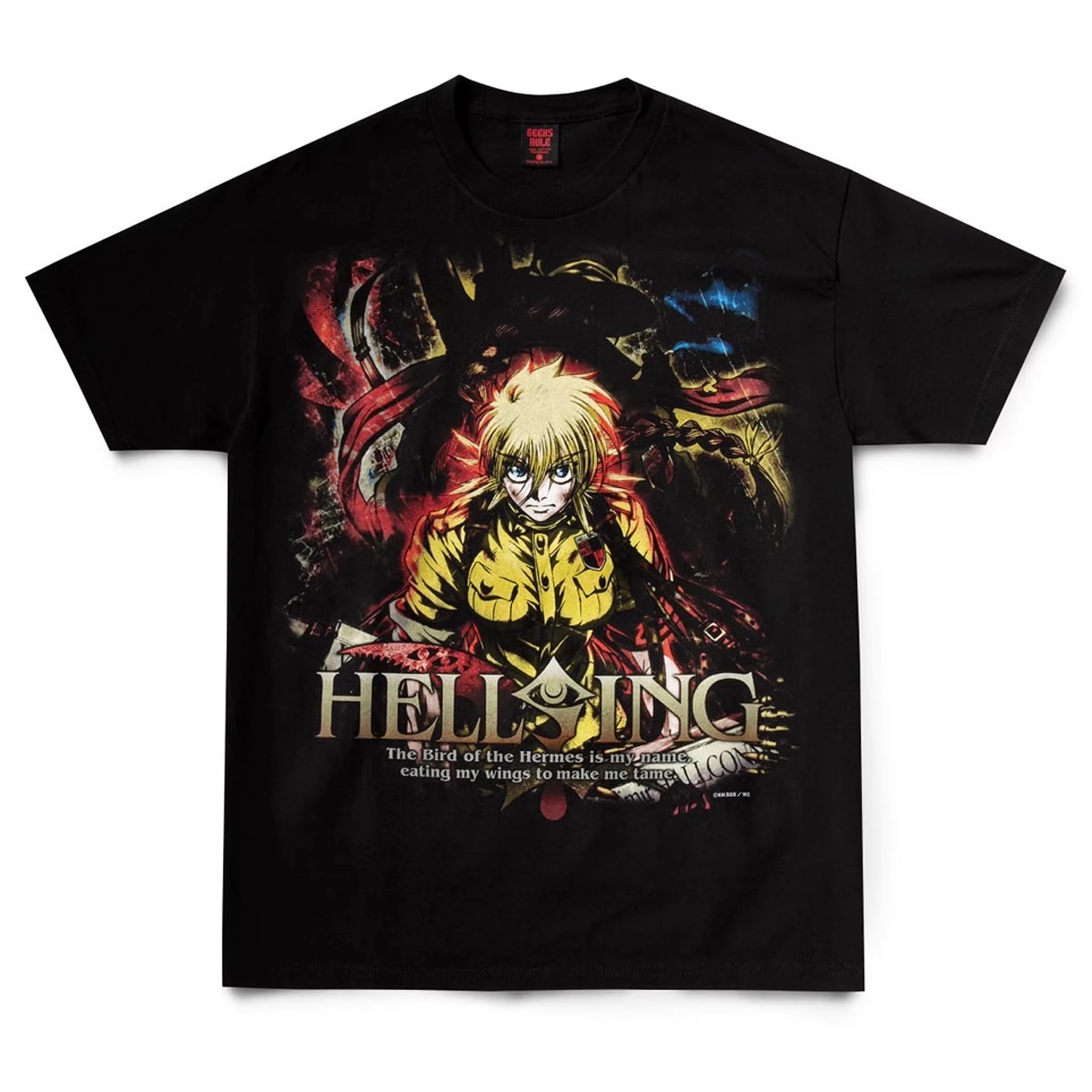 HELLSING T shirt Oversized Unisex for Men Women Cotton Tee Shirt Clothes Trendy Streetwear Trendy Couples Classic high quality