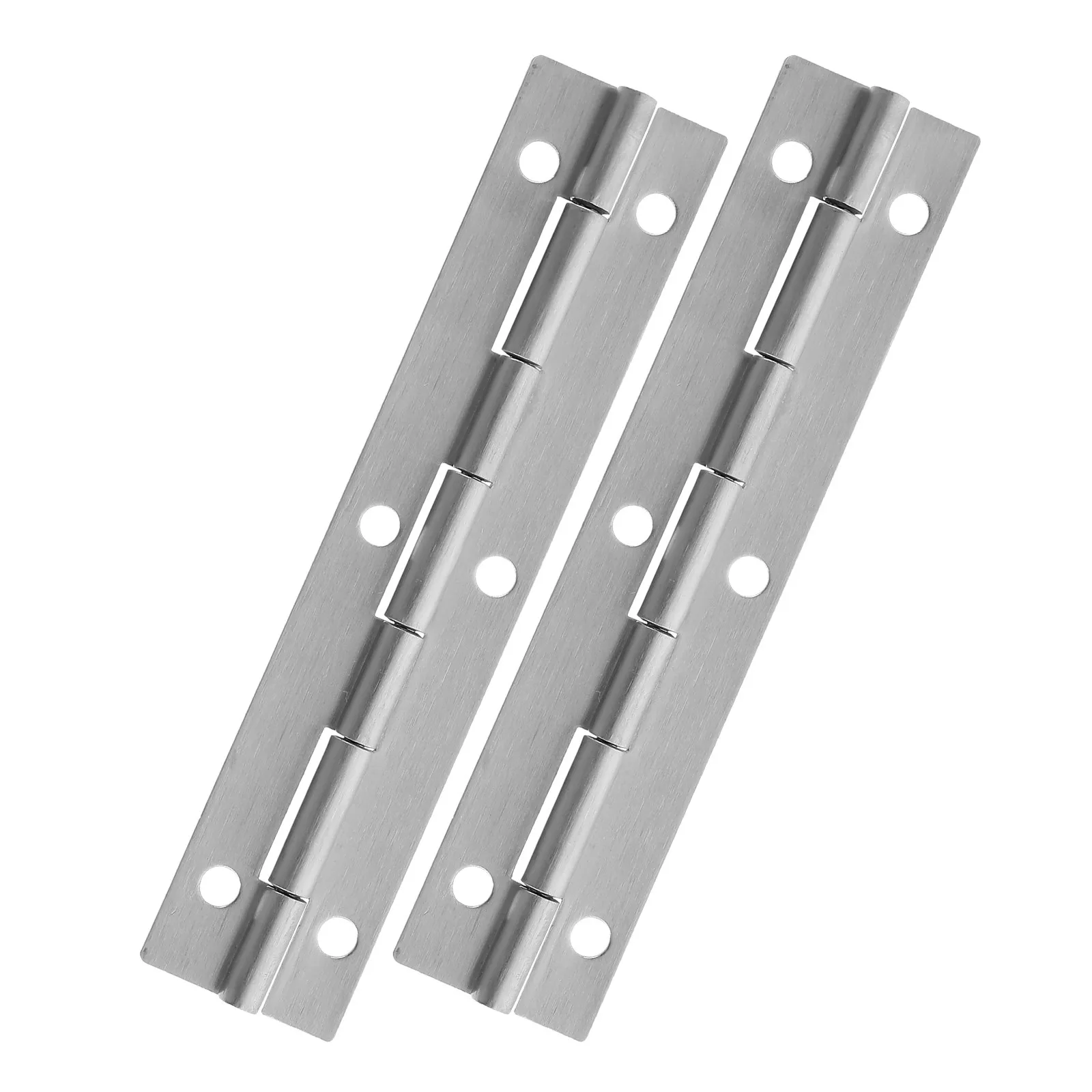 Stainless Steel Heavy Duty Piano Hinge Long Continuous Support for Cabinets Toolboxes Doors Smooth Pivot Silver