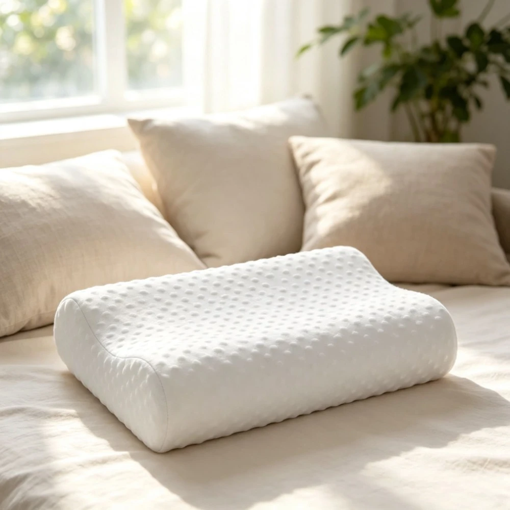 Memory Foam Pillow for Sleeping Adjustable Side Sleeper Neck Shoulder Support Orthopedic Contour Pillow for Comfortable Rest