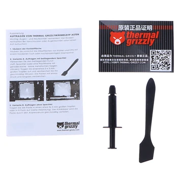 14.2W/MK 1G termal Grizzly Kryonaut Extreme KE termal macun için CPU/GPU soğutucu büyük kapasiteli bileşik soğutma silikon gres