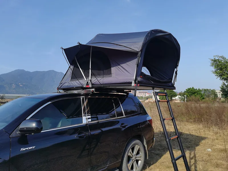 600D Off-Road Car Rooftop Tent with Sponge Mattress Overland and Camping Roof Top Tent Aluminum Roof Top Tent