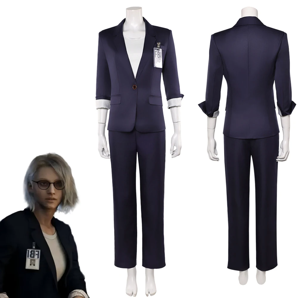 

Костюм для косплея Grace Ashcroft из игры Biohazard Resident Requiem, фэнтезийная униформа, женский наряд для Хэллоуина, праздничная одежда для женщин