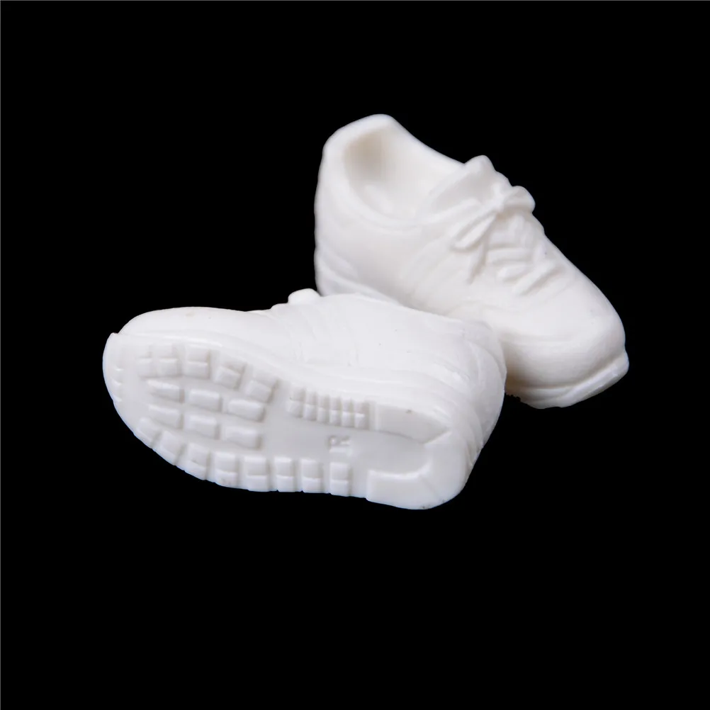 One Pair Fashion Doll Shoes Sport White Shoes For Blyth Doll Suitable For Licca 1/6 Doll Azone 1/6 Doll, Blyth Doll