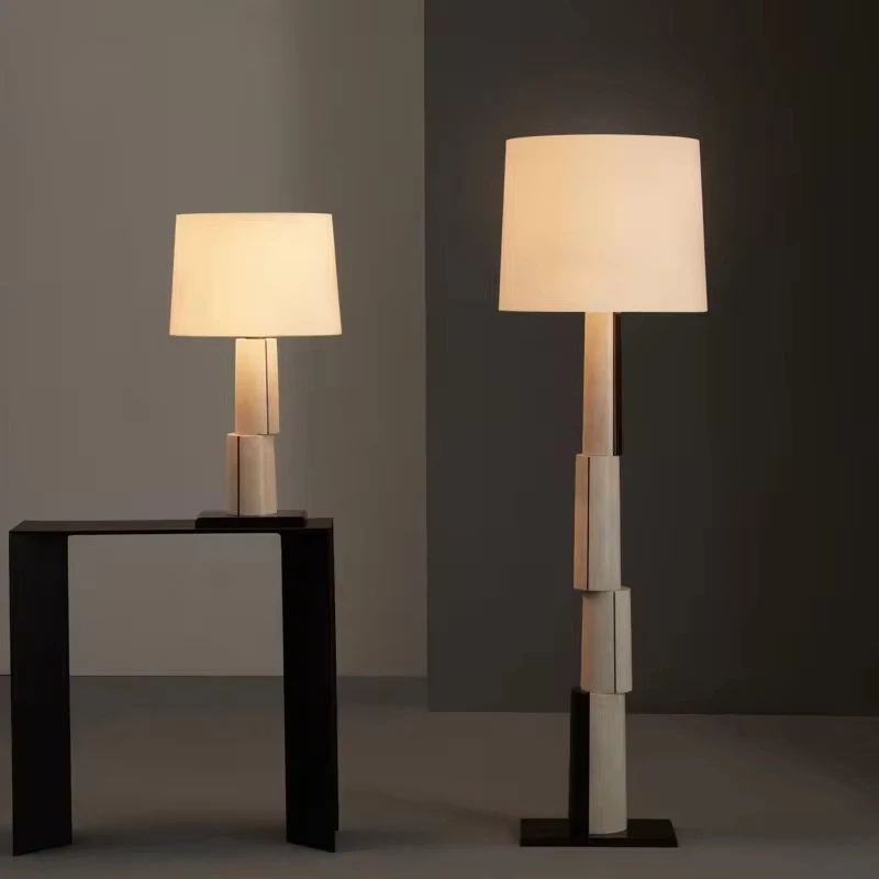 

High-end bedroom lighting fixtures, leather floor lamps for hotels