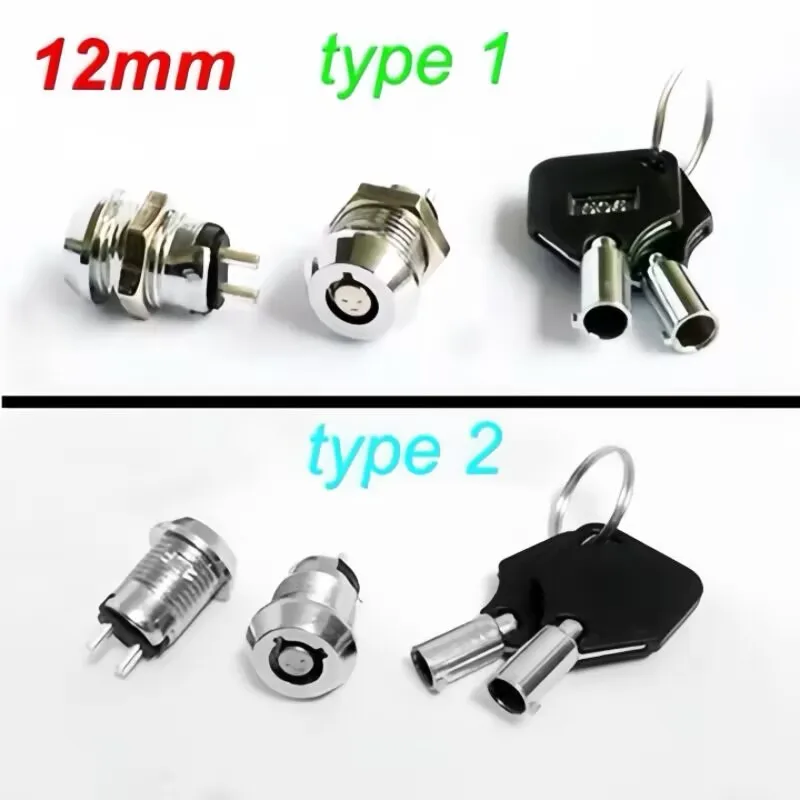 1Set 12Mm Metal Key… - image
