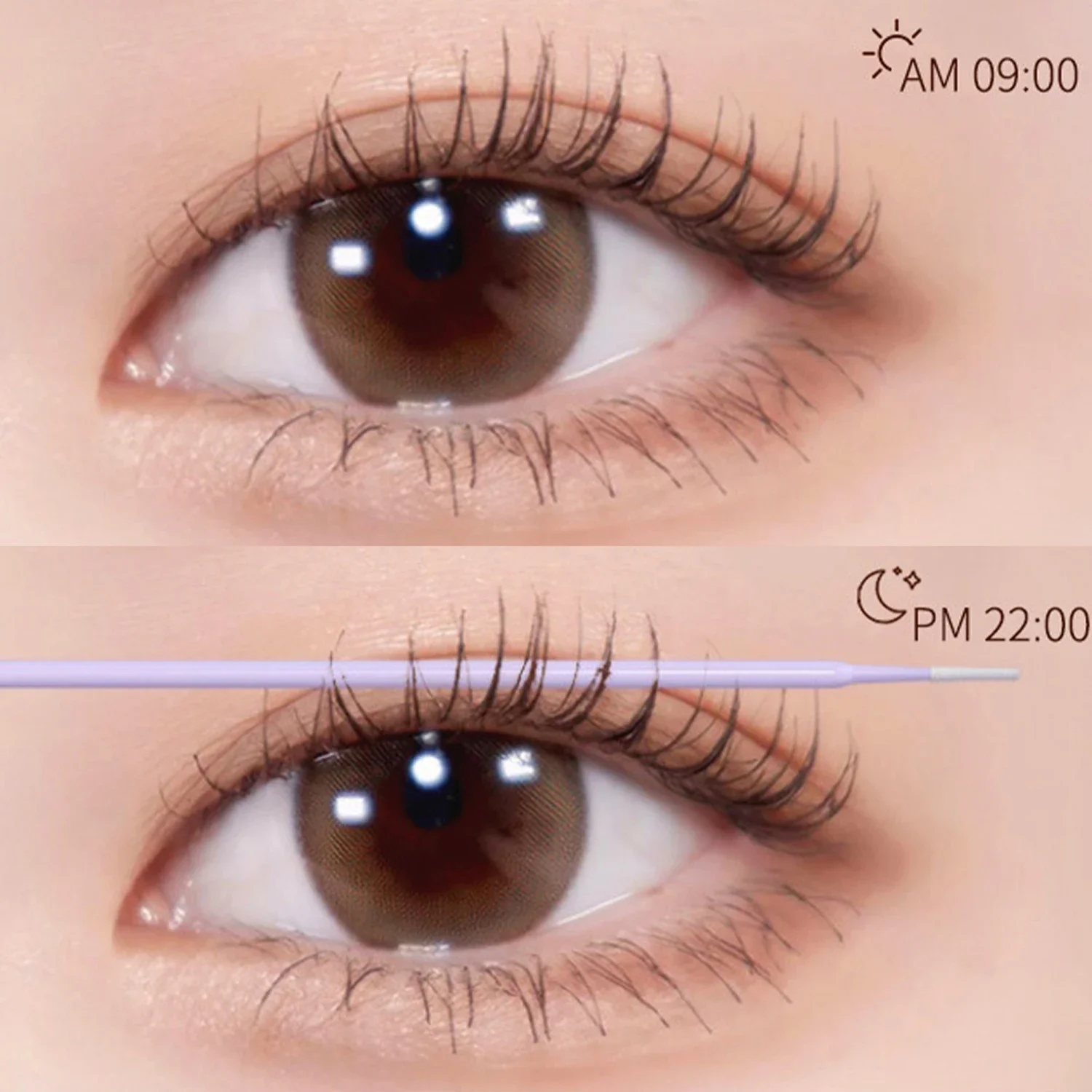 Elektryczna, podgrzewana, przenośna zalotka do rzęs, ładowana przez USB, szybkie i trwałe podkręcanie rzęs, grzebień i klips 2w1, do makijażu.