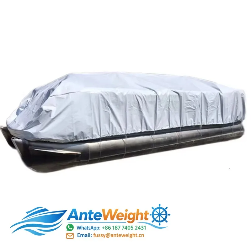 Heavy Duty Waterproof UV Proof Polyester Oxford 300D PVC Pontoon Boat Cover