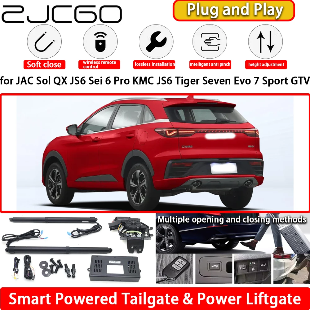 

for JAC Sol QX JS6 Sei 6 Pro KMC JS6 Tiger Seven Evo 7 Sport GTV Caesar Electric Powered Tailgate Power Liftgate Tail Gate Lift