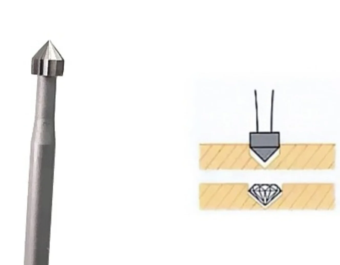 

jewelry Polisher Bur 2.35mm Shank Rotary Drill Grinder jewelry tools diamond setting burs