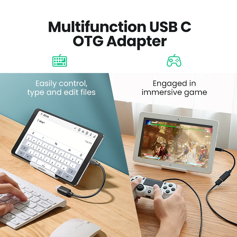 Type-C OTG Cable Type C Male To USB 3.0 Female Adapter For Macbook Pro Huawei Mate 50 USBC Extension Cabo For Xiaomi Samsung S22