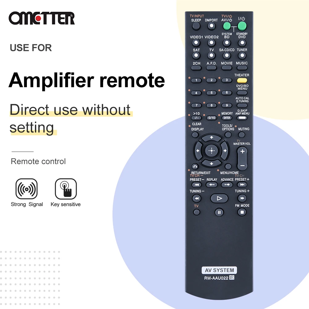 RM-AAU022 telecomando sostituito per SONY AV System TV RM-AAU020 STR-KS2300 STR-DG520 STR-DG520B STR-DG710
