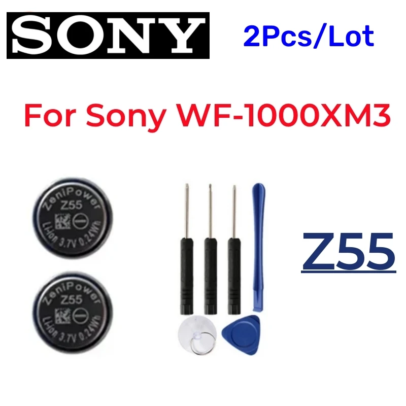 Original SONY Z55H WF-1000XM4 1000XM4 Z55 For Sony WF-1000XM3 WF-SP900 WF-SP700N WF-1000X TWS Earbuds Earphone Battery