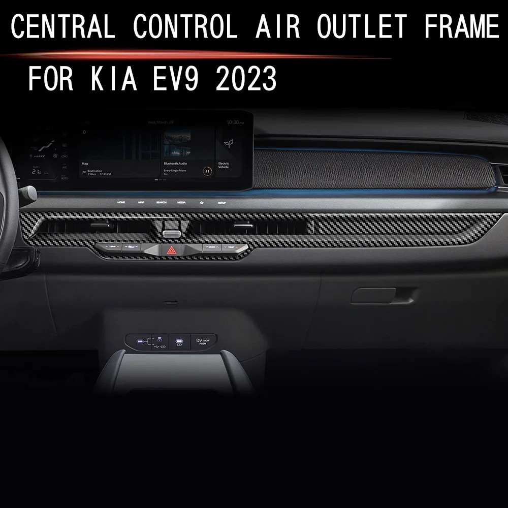 

LHD для KIA EV9 2023 2024, панель подлокотника из АБС-пластика, передняя приборная панель, центральная крышка панели, внутренняя автомобильная аксессуары