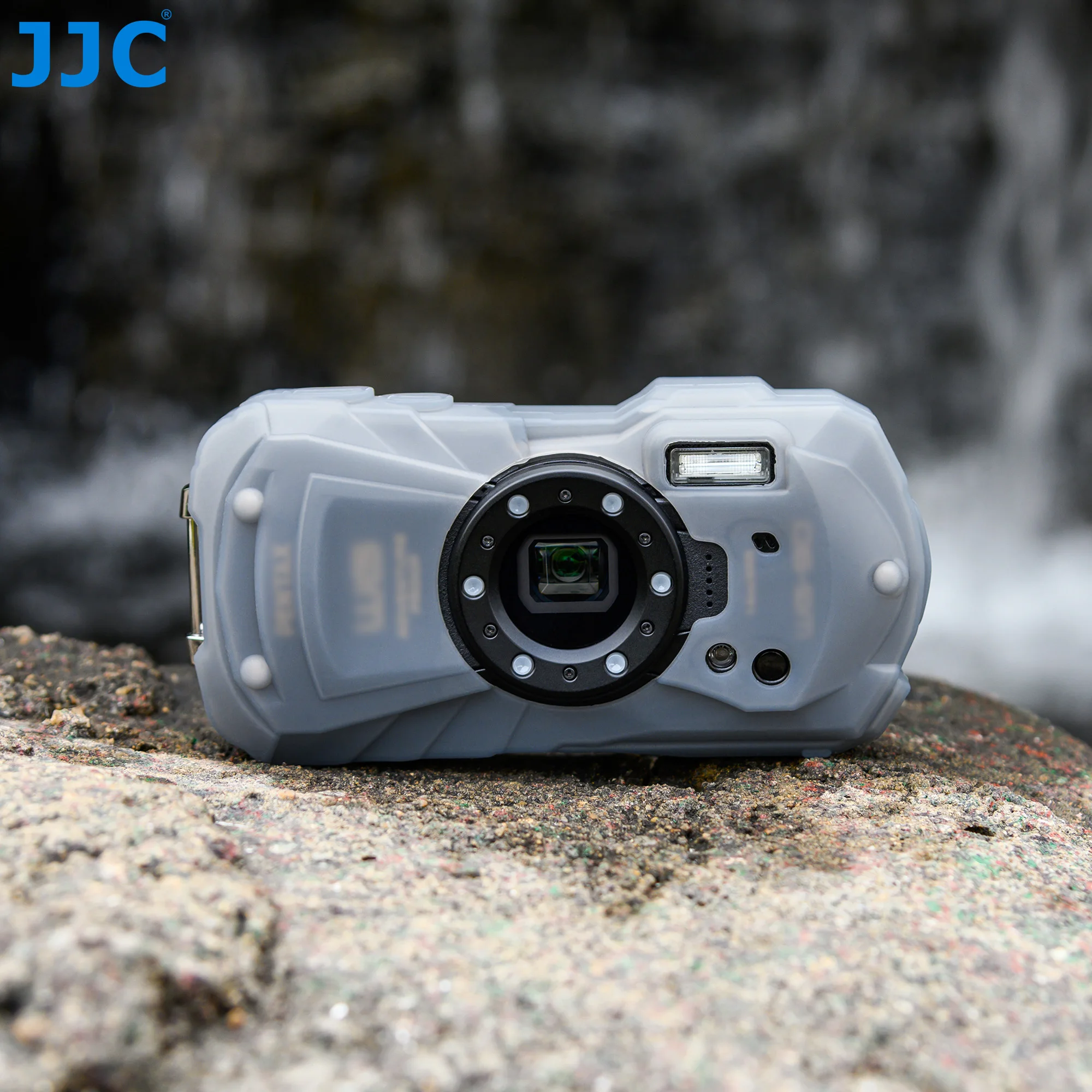 Силиконовая куртка JJC Pentax WG-90 для силиконового чехла Ricoh WG-80, обеспечивающая дополнительную защиту и ручку