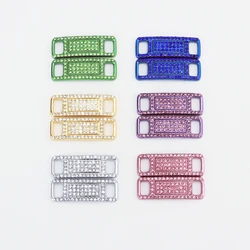 2Pcs AF1 Fashion Diamond Shoelace Buckle High Quality Metal Shoelace Decoration Sneaker Lace Buckle Shoe Accessories