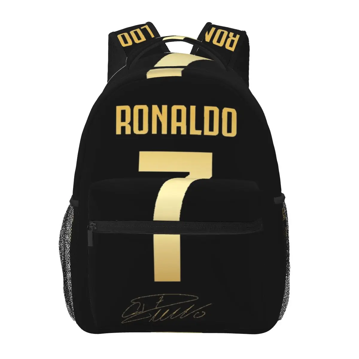 Mochilas CR7 Cristiano Ronaldo, mochila para niños y niñas, mochilas escolares para estudiantes, mochila para niños de dibujos animados, bolso de hombro de gran capacidad