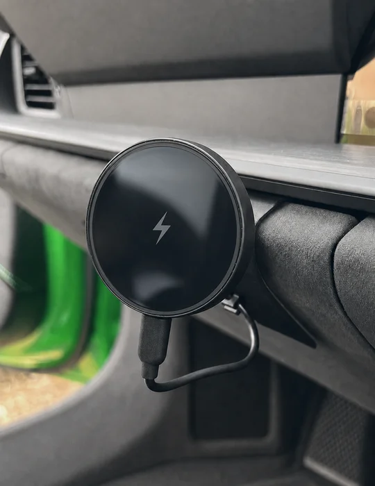 Car Glove Box Magnetic Wire-less Charging Phone Mount Compatible with Mag Safe For Porsche 911 992 Right Hand Drive RHD Vehicles