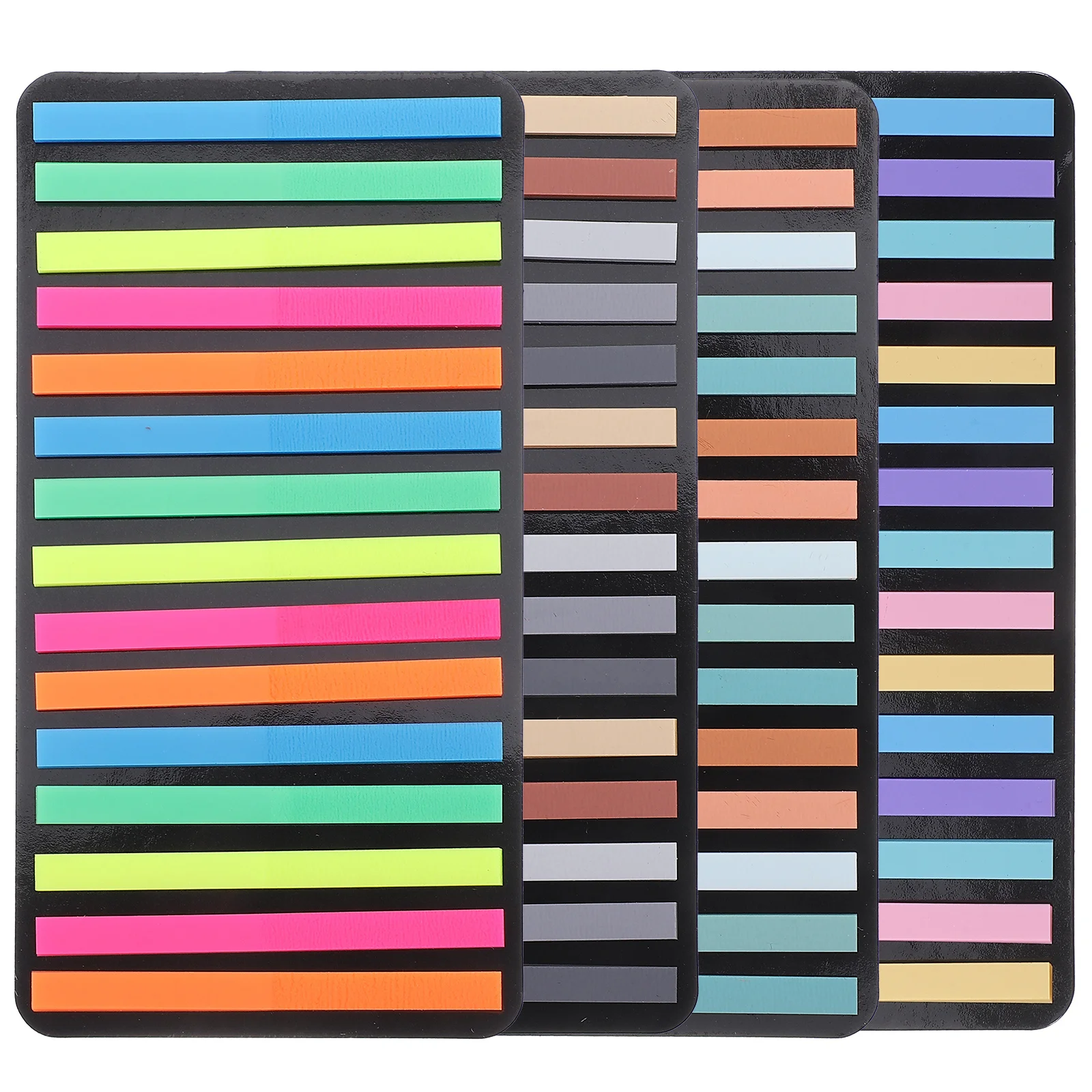 

4 Sets Colored Note Tabs Portable Reading Strips Colorful Sticky Page Markers For Books Journals Highlight Learning Accessory