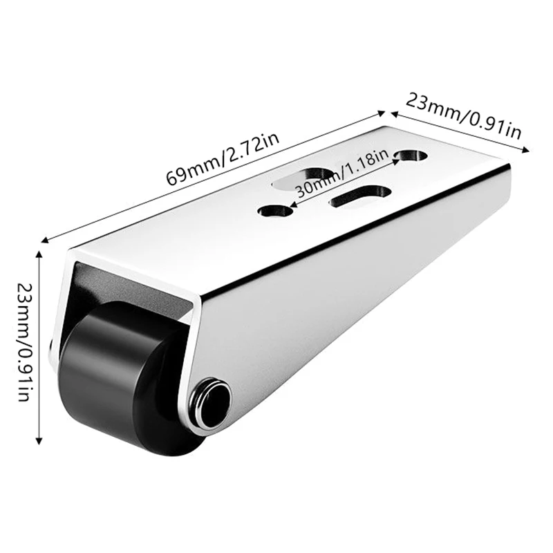 Extend Vertical Directional Wheel Effortless Smooth Mini Silent Slide Door Single Wheel Pulley Household Directional Moving Tool