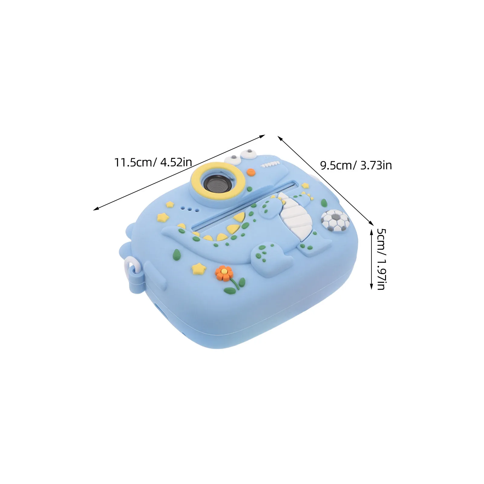 كاميرا طباعة فورية للأطفال بتصميم كرتوني كاميرا طباعة رقمية محمولة للأطفال والمراهقين وصورة فورية لحفلات السفر #5