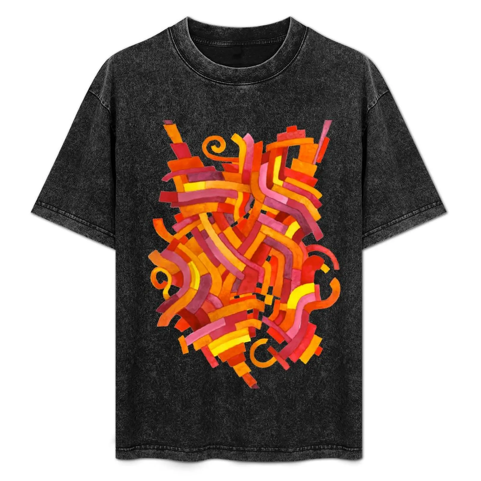 

Pixelated Epiphany - Watercolor Painting T-Shirt man t shirts for men casual t shirts cotton 100% T-Shirt