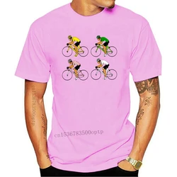 New TOUR 4 JERSEYS MENS T-SHIRT DE FRANCE GIFT FOR CYCLIST CYCLING FAN BIKE TOP IDEA