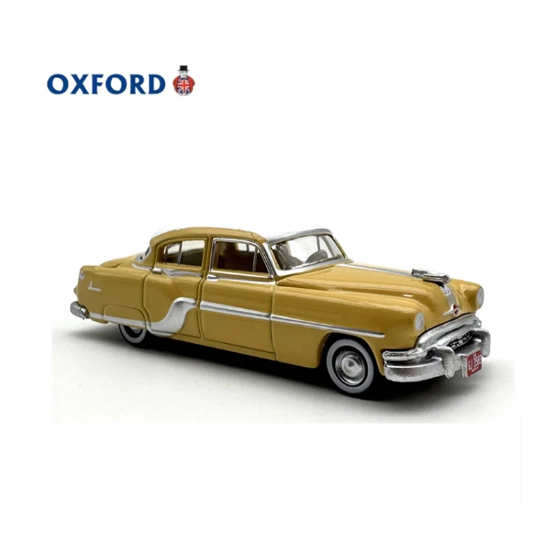 OXFORD Diecast 1:87 Scale Alloy 1966 Pontiac Chief 4 Gate Classic Car Model Finished Product Simulation Toy Static Model